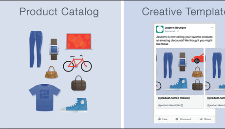 Facebook product catalog