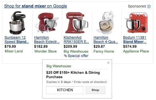 Google special offer