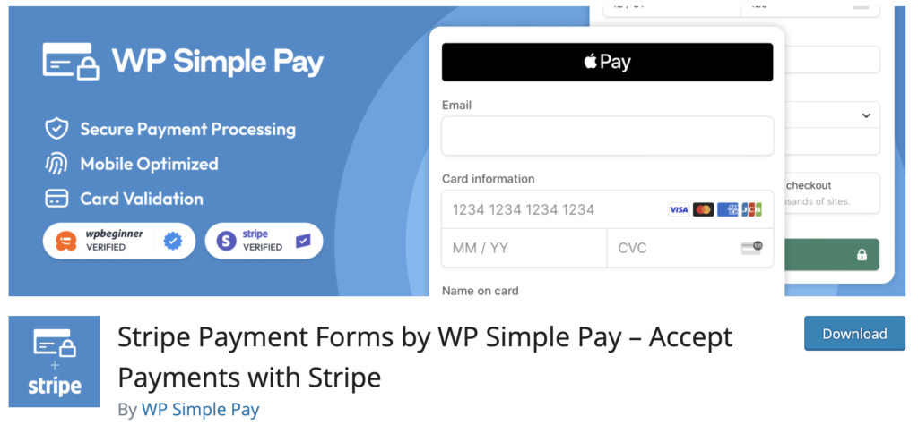 WP Simple Pay 