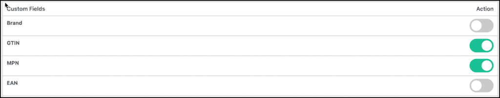 CTX Feed - enable gtin mpn ean