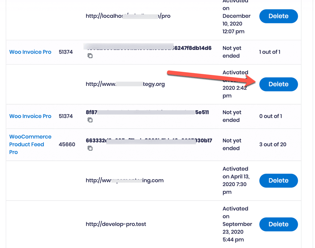 manage license key for ctx feed plugin