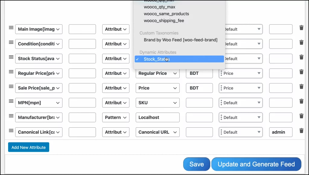 configure and apply the dynamic attribute to your preferred merchant attribute