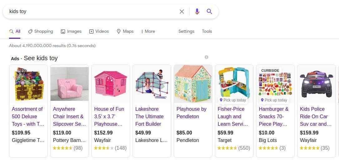Product promotions on Google Shopping Ads