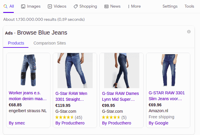 Shopping Ads on Google