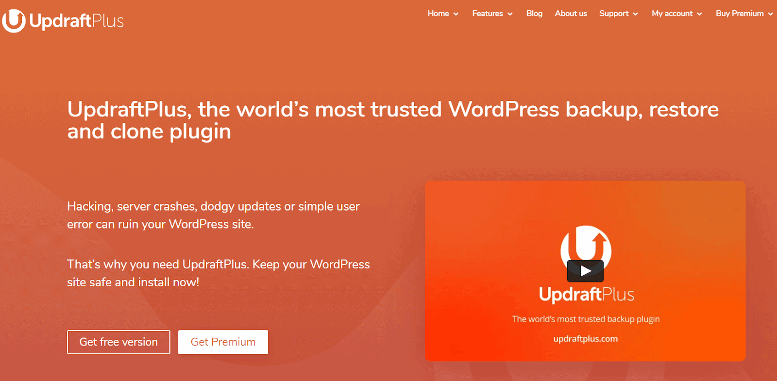 UpdraftPlus WordPress plugins
