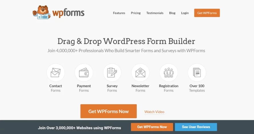 WPForms WordPress plugins