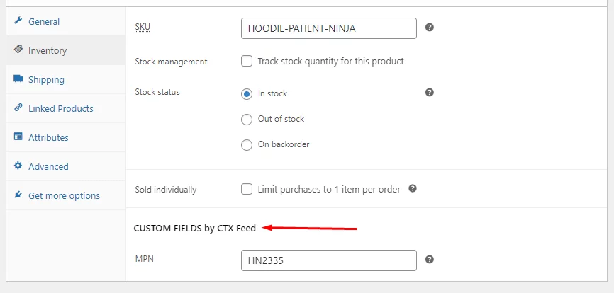 product pages will have a field where you can enter the value