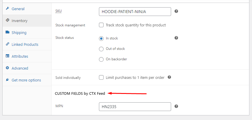 product pages will have a field where you can enter the value