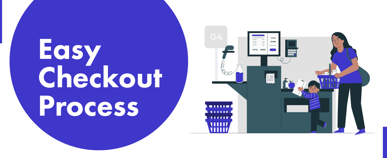 Easy Checkout Process can improve customer experience of your woocommerce store