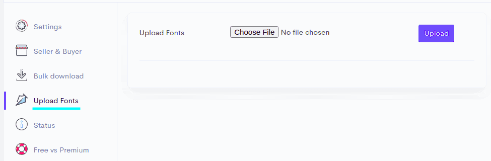 Upload custom fonts to more personalize the PDF invoices for woocommerce