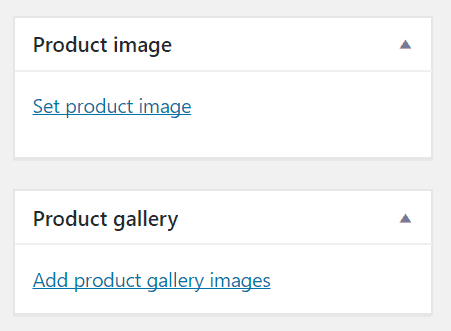 product image setting option in woocommerce store 