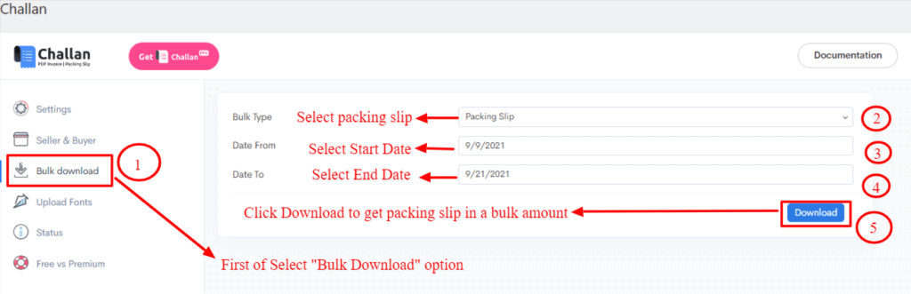 Bulk Download Packing Slips