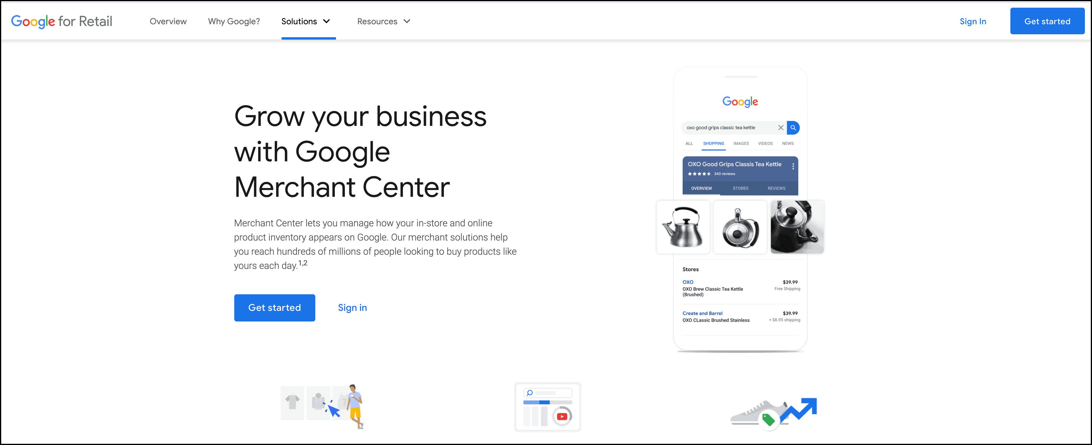 Signing Up of Google Merchant Center