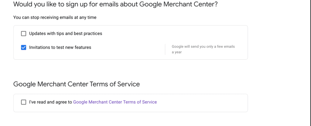 Google Merchant Terms and Conditions - WooCommerce Google Feed