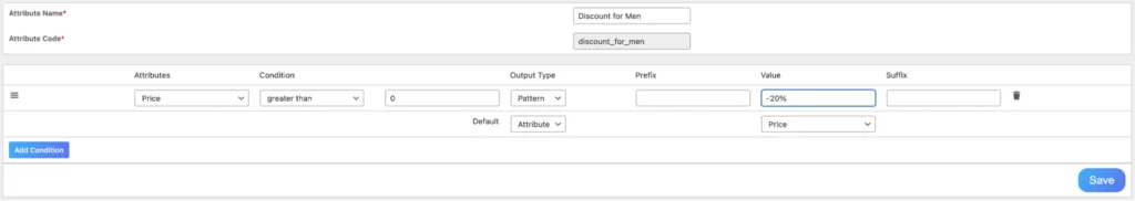 create dynamic discount prices based on product title