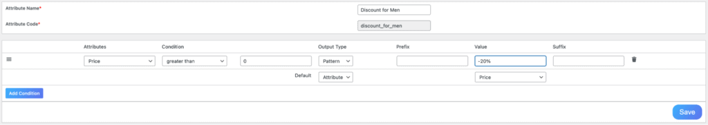 create dynamic discount prices based on product title