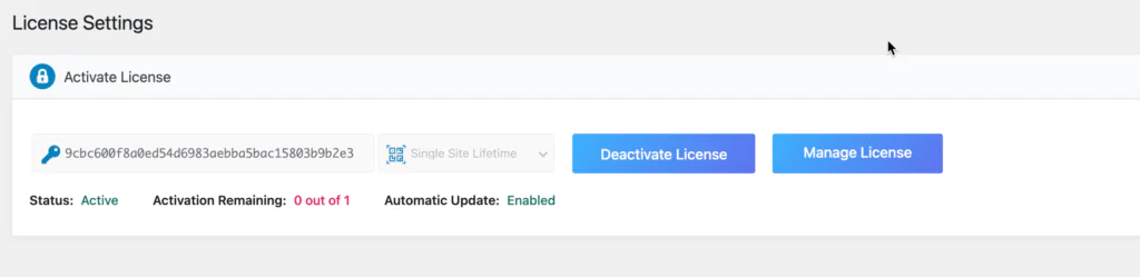 Activate ctx feed plugin with license key