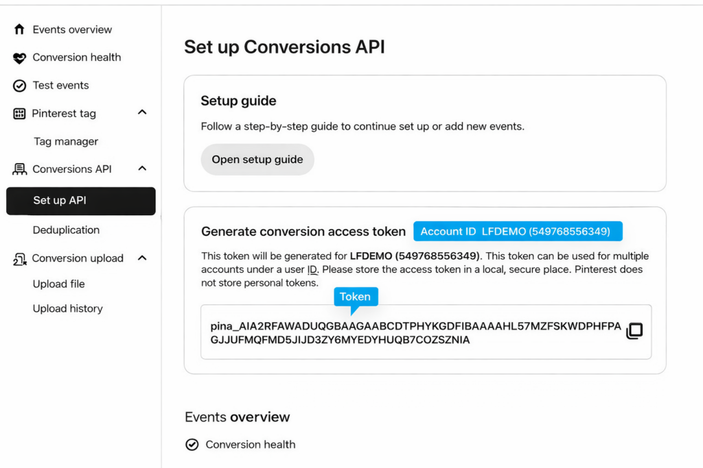 Setup Conversions API Gateway