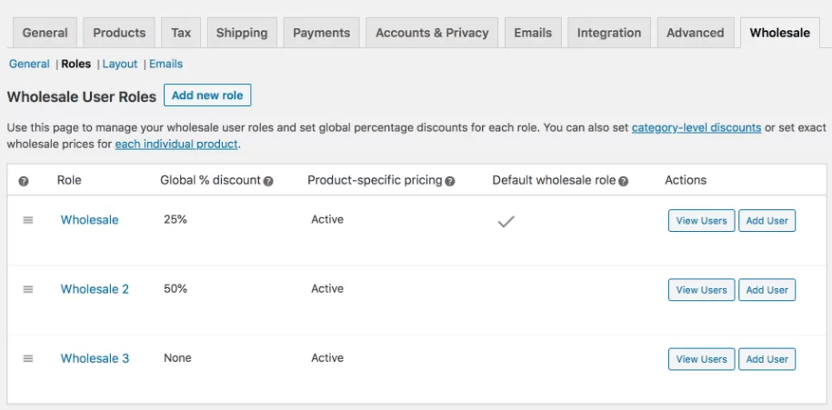 How to offer wholesale discounts on WooCommerce based on user roles