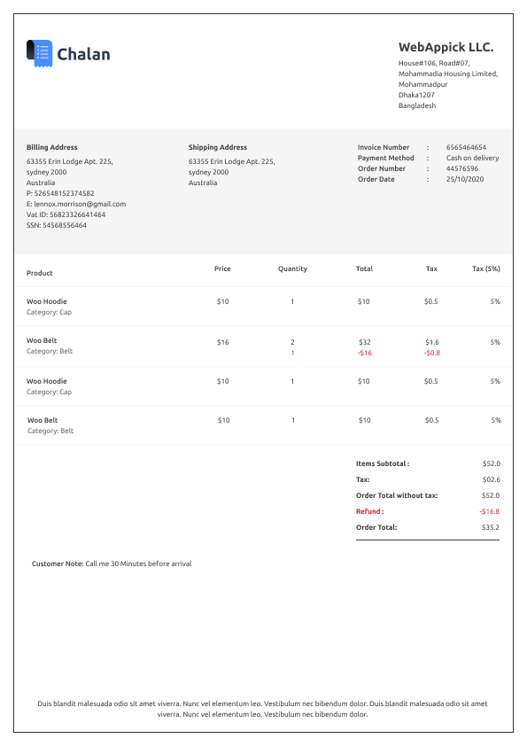 How to Create an International Commercial Invoice Template (+ WooCommerce Guide) standard commercial invoice format