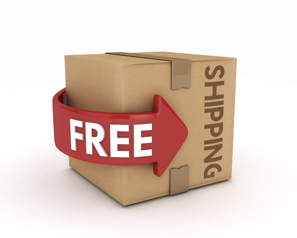 free shipping offer on Black Friday example