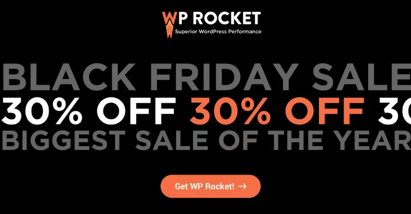 wp rocket black friday deal of the year