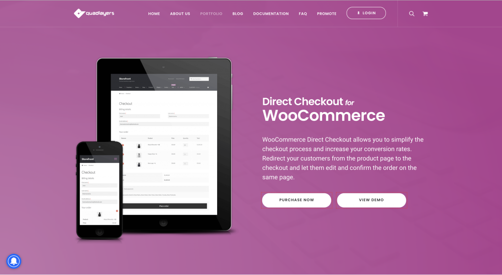 Direct Checkout for WooCommerce - WooCommerce One-Page Checkout