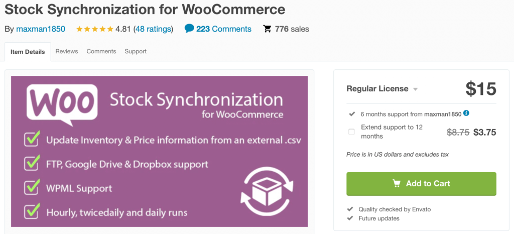 Stock Synchronization for WooCommerce - WooCommerce Stock Manager