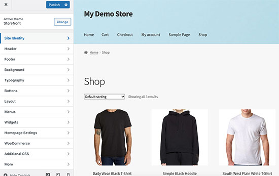 Customize Product Theme - WooCommerce Webshop