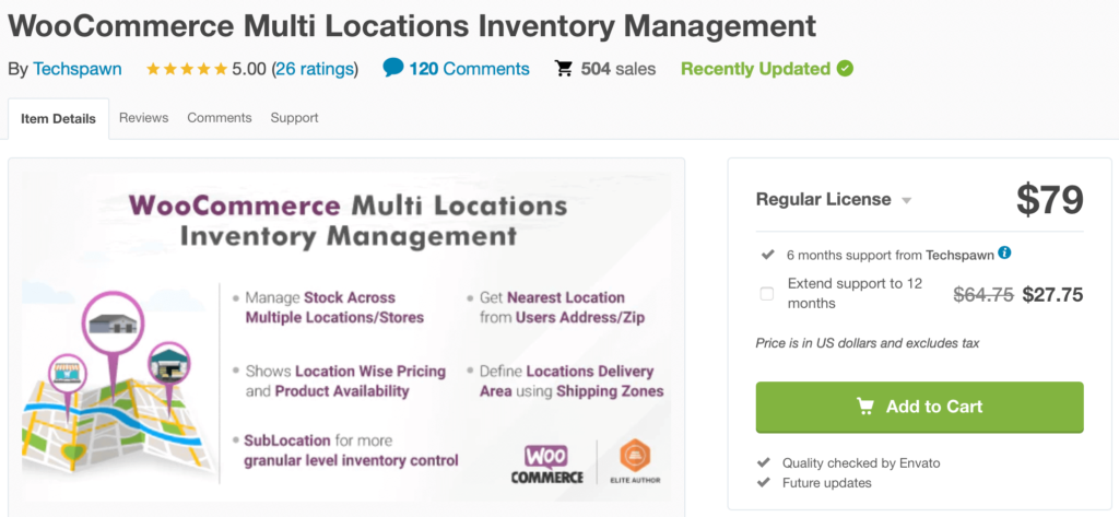 WooCommerce Multi Locations Inventory Management Price