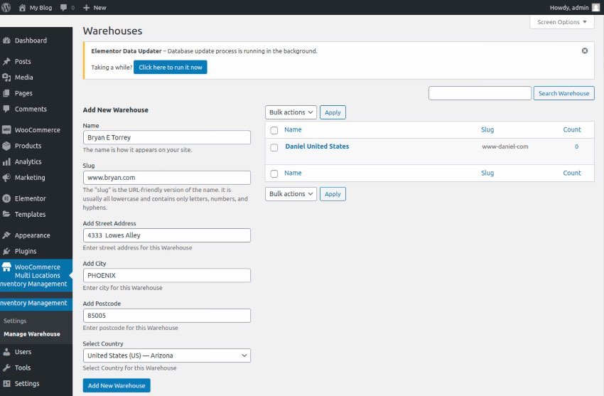 WooCommerce Multi Locations Inventory Management