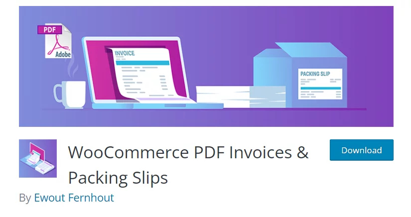 WooCommerce PDF Invoices & Packing Slips plugin