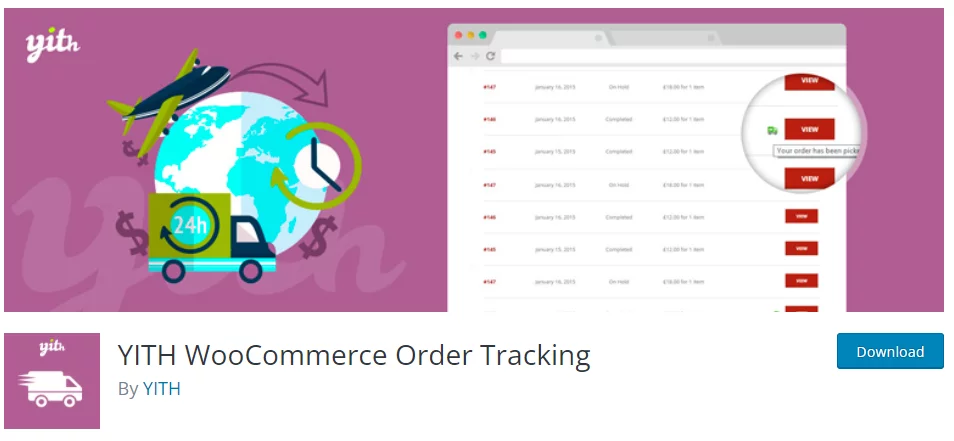YITH WooCommerce Order Tracking plugin by YITH 