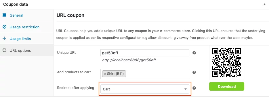 You can make QR coupons to offer discounts for WooCommerce products