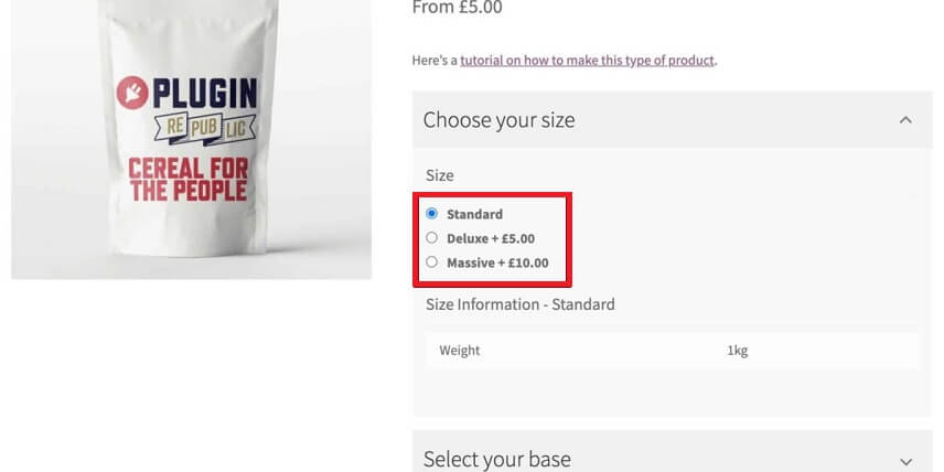 WooCommerce Product addon Ultimate dynamic pricing