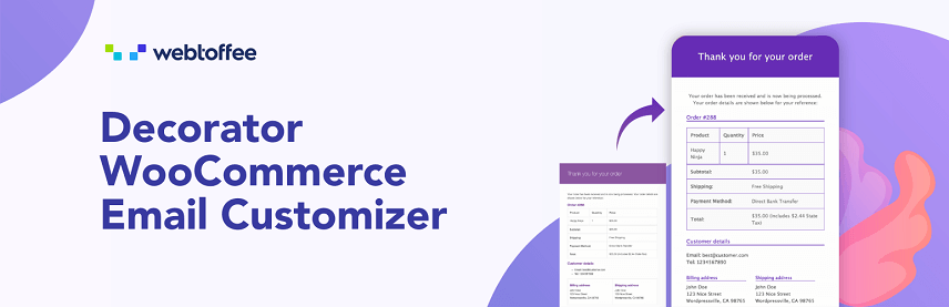 Decorator – WooCommerce Email Customizer Banner