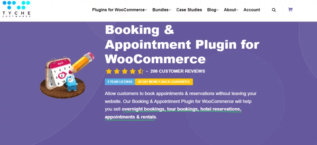 Tyche Softwares-Booking and Appointment Plugin for WooCommerce by TycheSoftwares