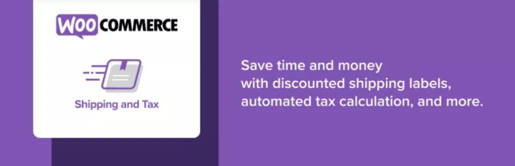 WooCommerce Shipping and tax banner