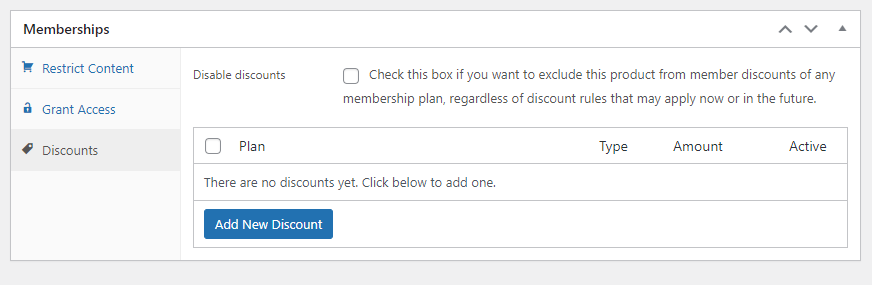 discount membership product window