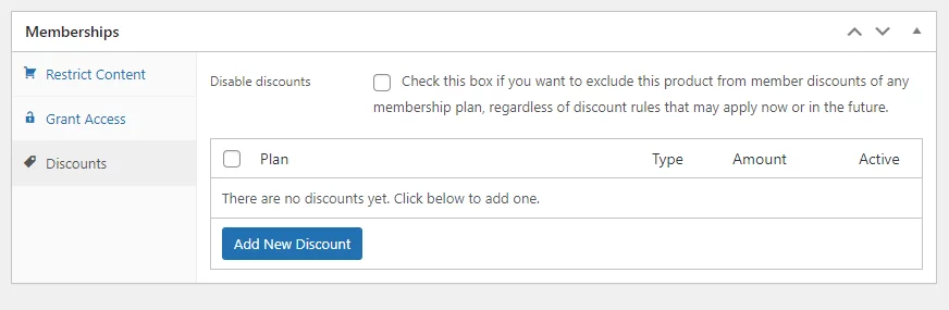 discount membership product window