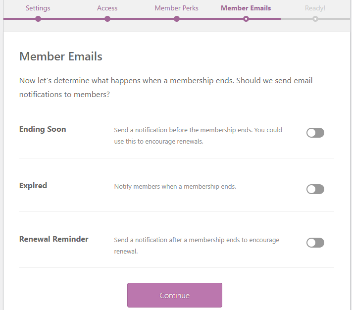 member emails