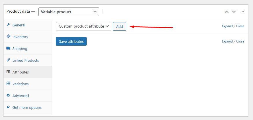 custom product attribute