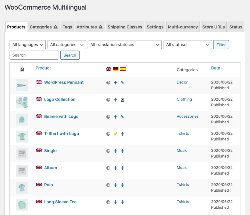 WooCommerce Multilingual 2