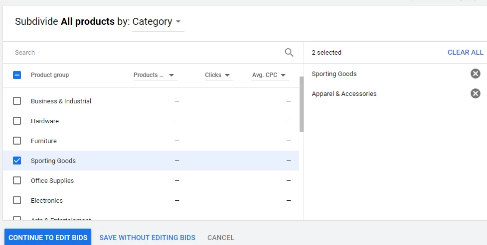 by product category