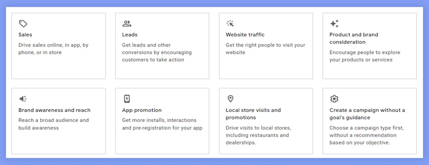 Google-Shopping-campaign-objectives