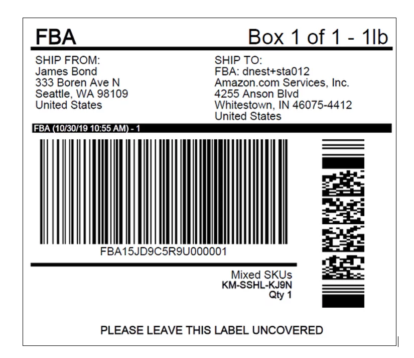 Shipping Label