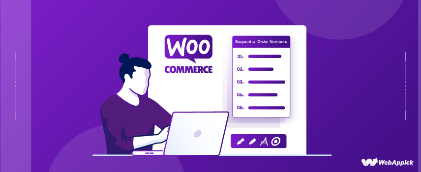 sequential order numbers for woocommerce
