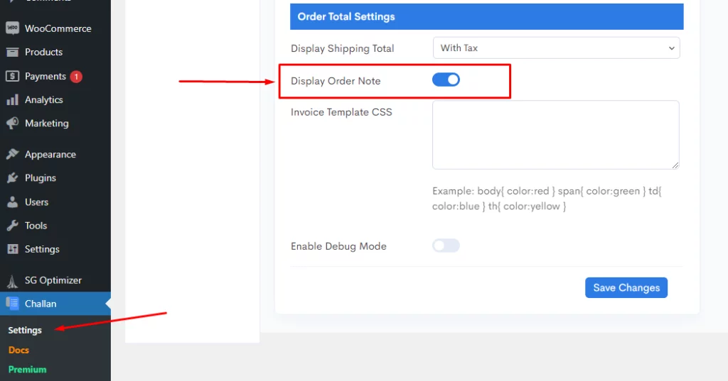How to add WooCommerce order notes in invoices and packing slips - Display Order Note 