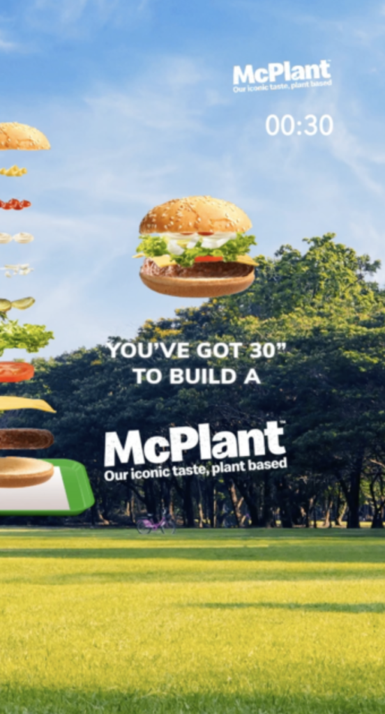 McDonald's Ads on Snapchat for McPlant