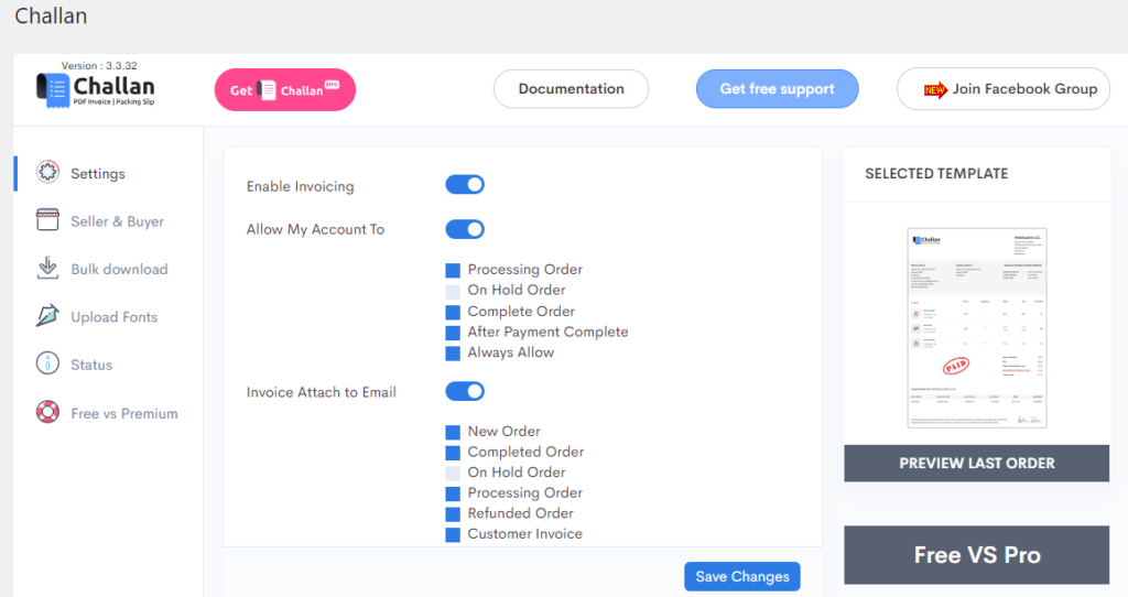 How to add custom fields in WooCommerce invoices using Challan